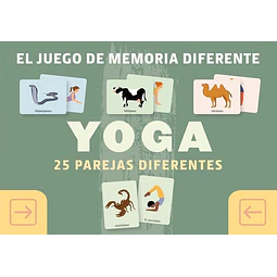 Yoga. El juego de memoria