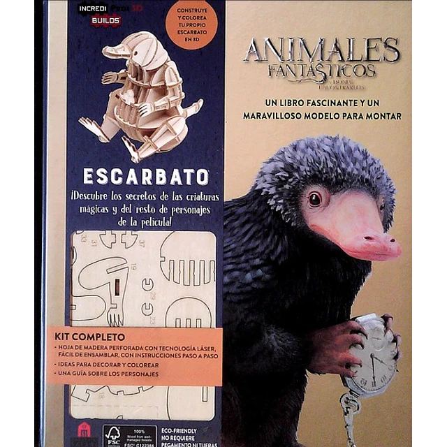 Escarbato. Animales fantasticos incredibuilds