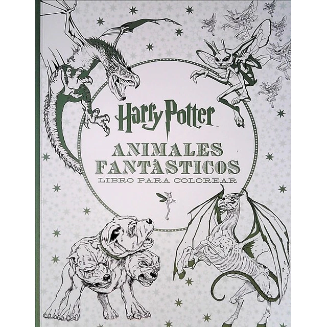 Harry potter animales fantasticos libro para colorear