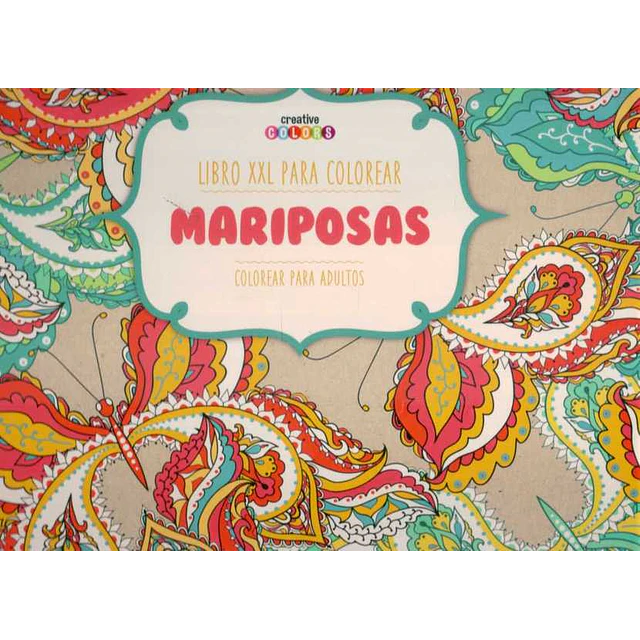 Mariposas. Libro xxl para colorear