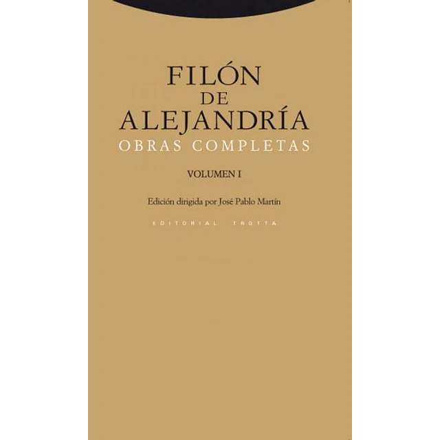 Obras completas I. Filon de alejandria
