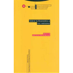 Sobre la economia y sus metodos. Enciclopedia iberoamericana de filosofia 30