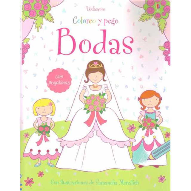 Bodas. Coloreo y pego