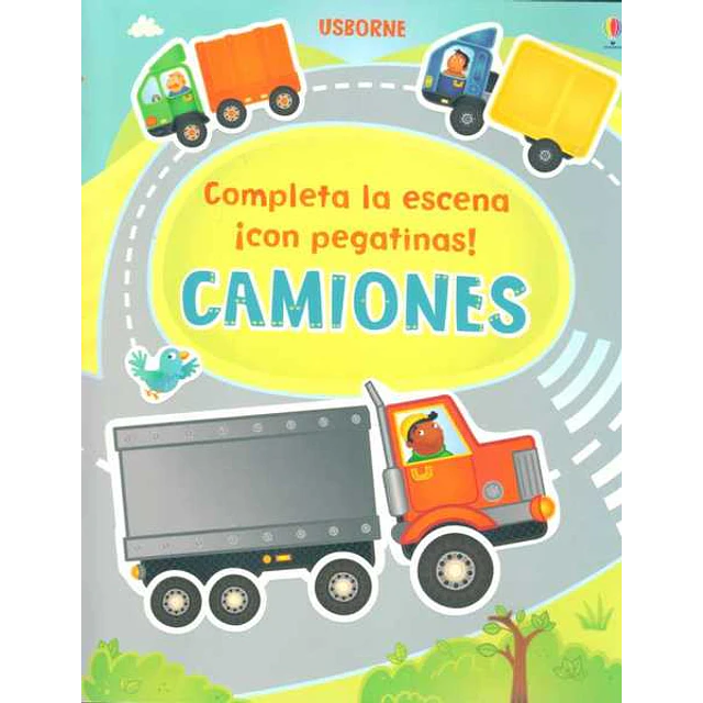 Camiones. Completa la escena