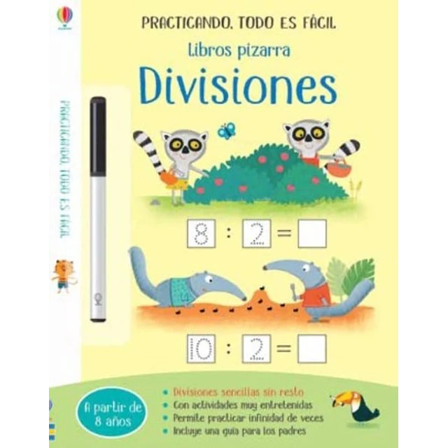 Divisiones. Libros pizarra