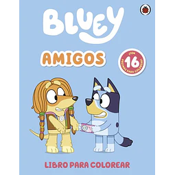Bluey: Amigos. Libro para colorear