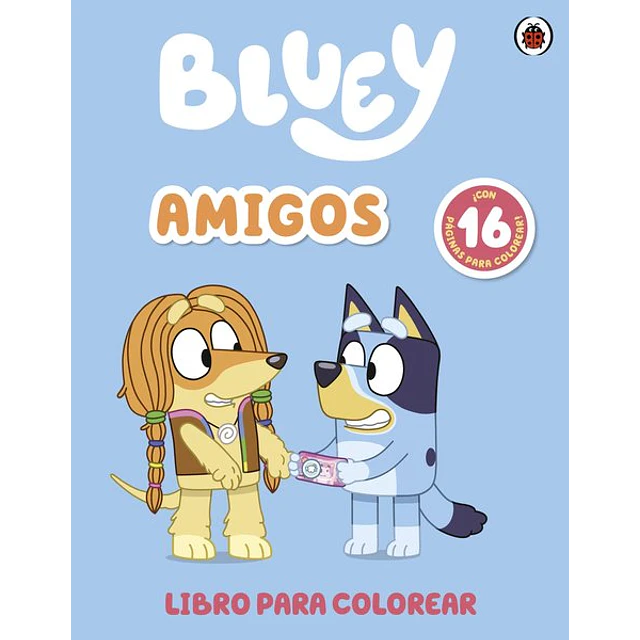 Bluey: Amigos. Libro para colorear