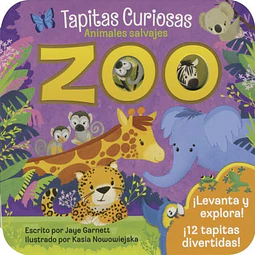 Zoo animales salvajes. Tapitas curiosas