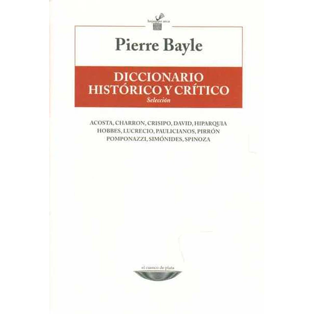 Diccionario historico y critico
