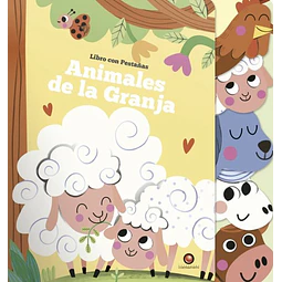 Animales de la granja. Libro con pestañas