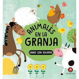 Animales en la granja. Libro con solapas