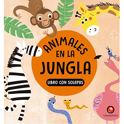 Animales en la jungla. Libro con solapas