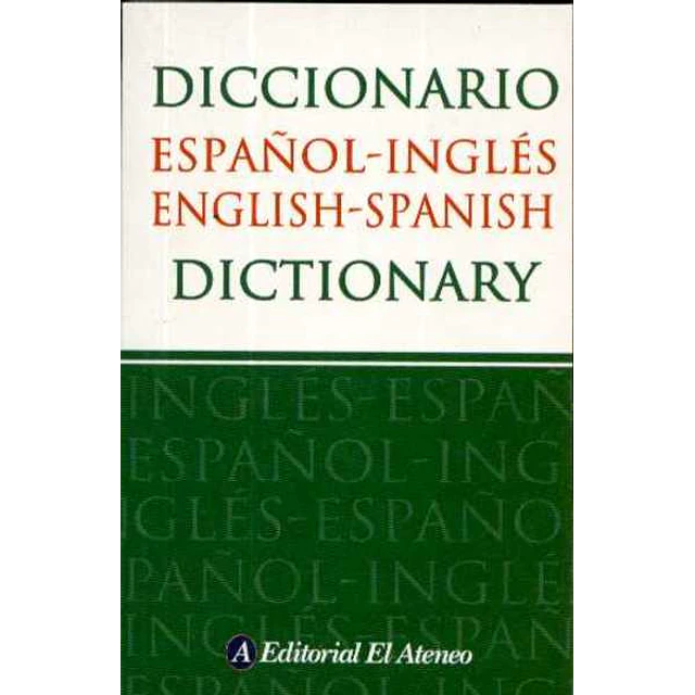 Diccionario español-Ingles english-Spanish
