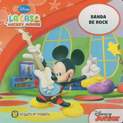Banda de rock. La casa de mickey mouse