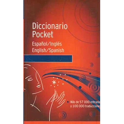 Diccionario pocket español - Ingles english - Spanish