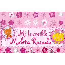 Diversion con stickers. Mi increible maleta rosa