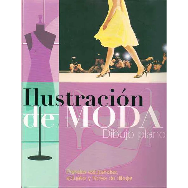 Ilustracion de moda dibujo plano