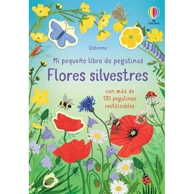 Flores silvestres. Mi pequeño libro de pegatinas