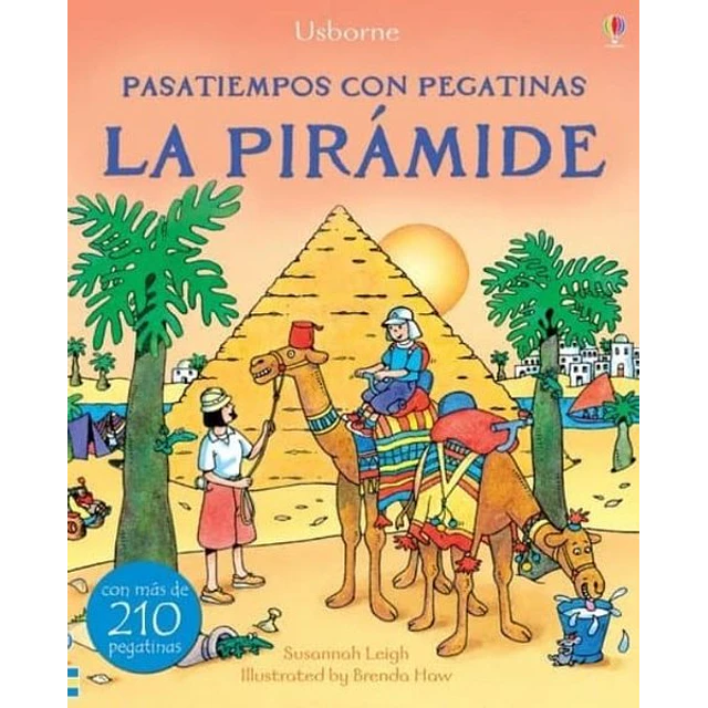 La piramide. Pasatiempos con pegatinas