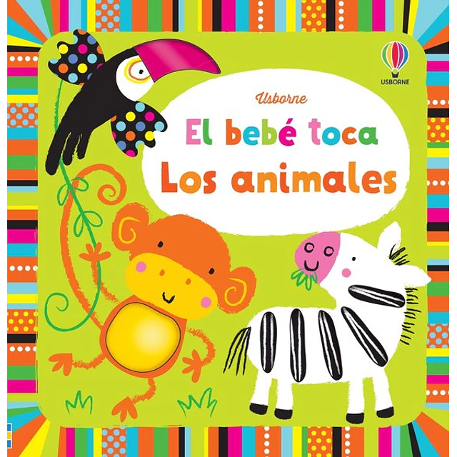 Los animales. Bebe toca