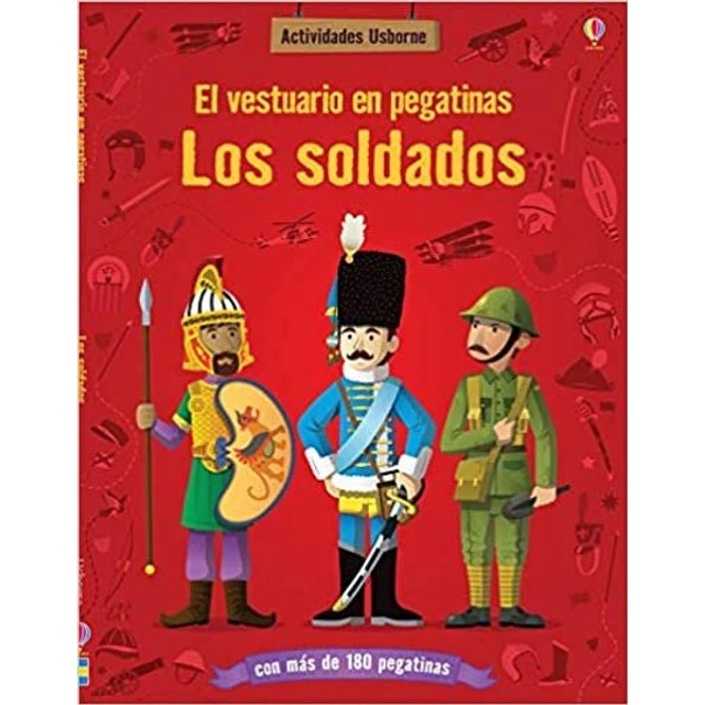 Los soldados. El vestuario en pegatinas