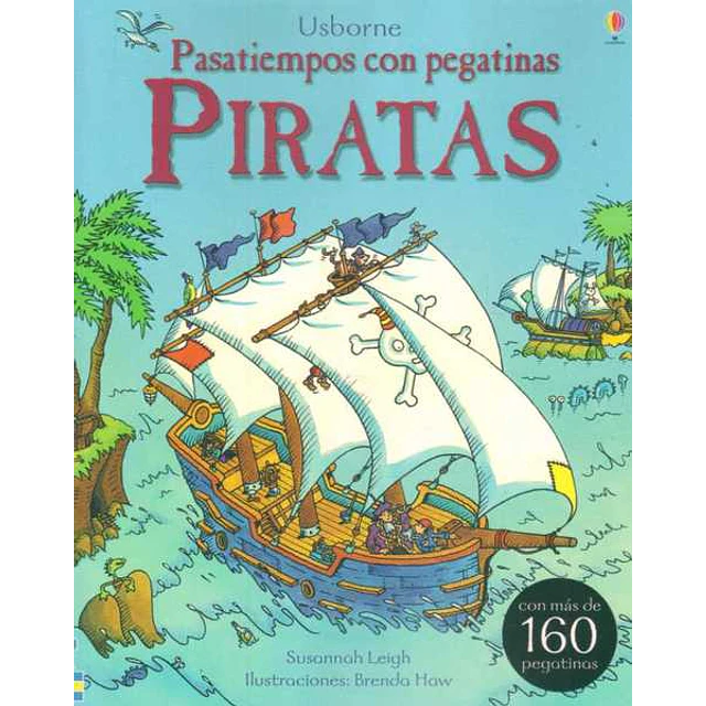 Piratas. Pasatiempos con pegatinas