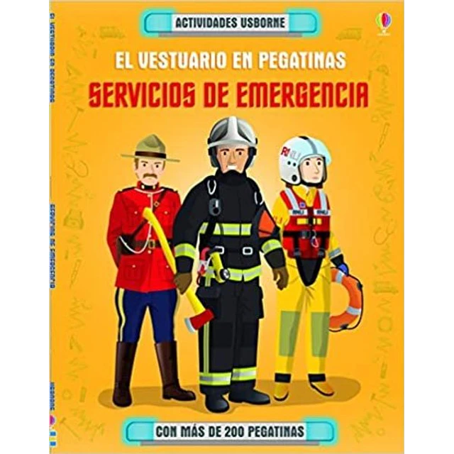 Servicios de emergencia. Vestuario en pegatinas