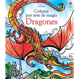 Dragones. Colorea por arte de magia