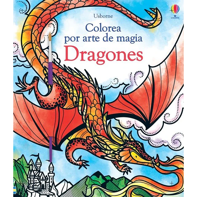 Dragones. Colorea por arte de magia
