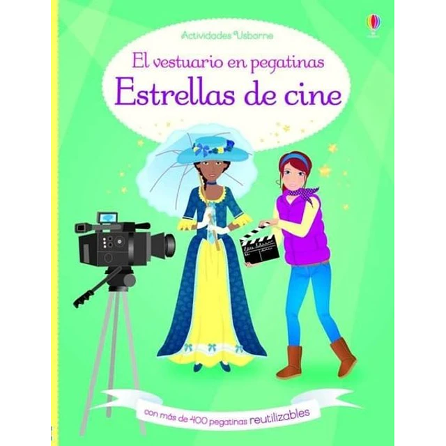 Estrellas de cine. El vestuario en pegatinas