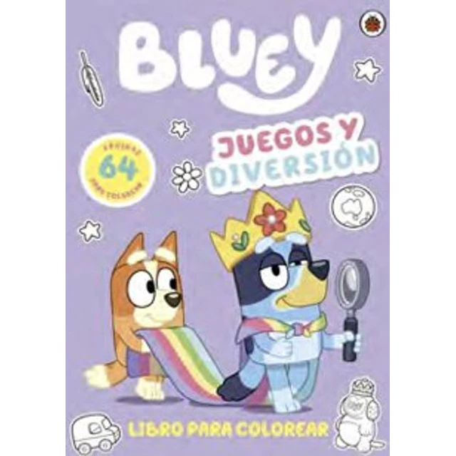 Bluey. Juegos y diversion. Libro para colorear