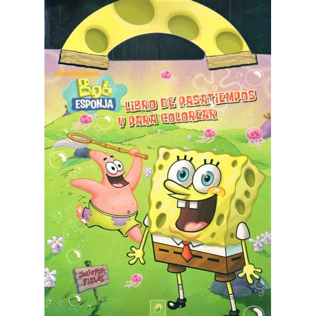 Bob esponja. Libro de pasatiempos y para colorear