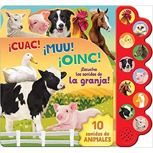 Granja, la ¡Cuac! ¡Muu! ¡Oinc! 10 sonidos  de animales