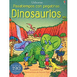 Dinosaurios. Pasatiempos con pegatinas