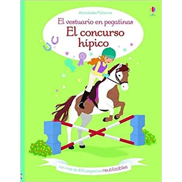 El concurso hipico. El vestuario en pegatinas