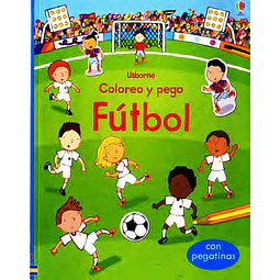 Futbol. Coloreo y pego