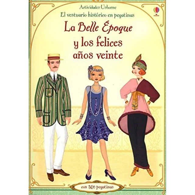 La belle epoque y los felices años veinte, . Vestuario en pegatinas