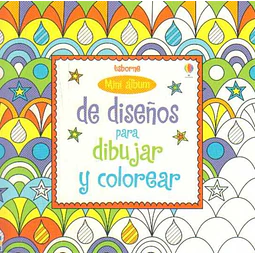 Mini album de diseños para dibujar y colorear