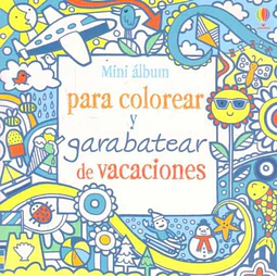 Mini album para colorear y garabatear de vacaciones