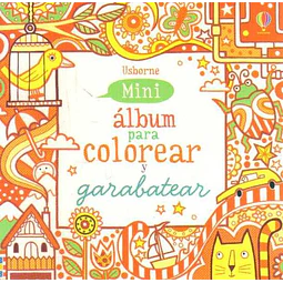 Mini album para colorear y garabatear. Rojo