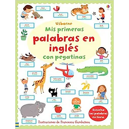 Mis primeras palabras en ingles con pegatinas