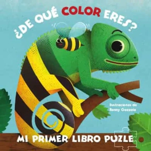 De que color eres? mi primer libro puzle