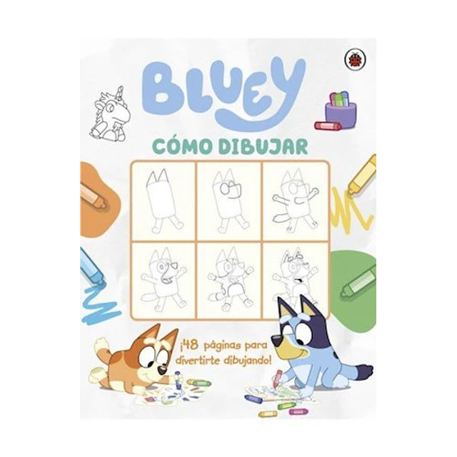 Bluey como dibujar