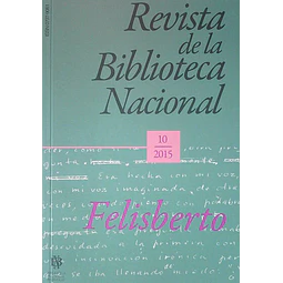 Revista de la biblioteca nacional 10. 2015. Felisberto