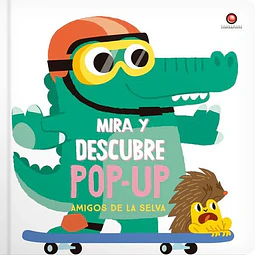 Mira y descubre pop-Up amigos de la selva