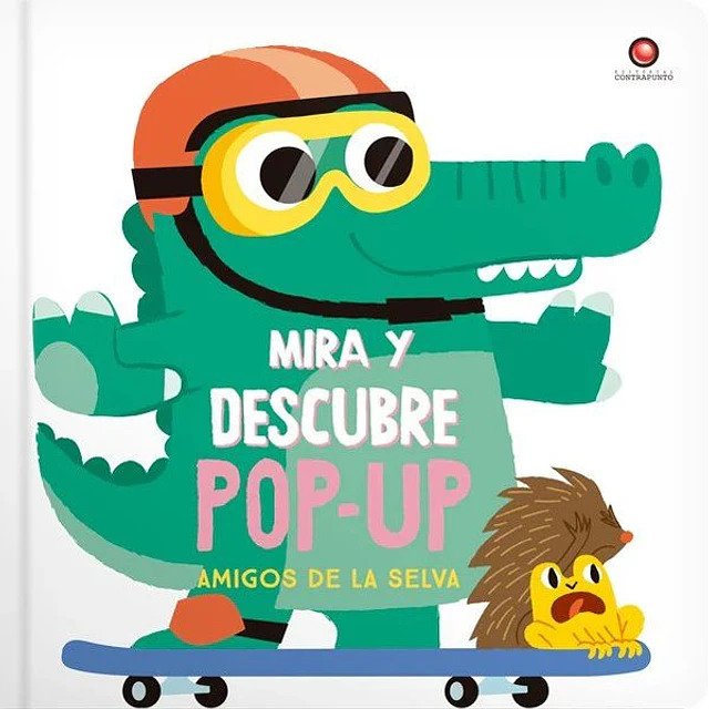 Mira y descubre pop-Up amigos de la selva