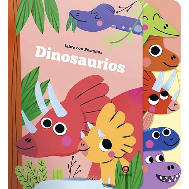 Dinsaurios. Libro con pestañas
