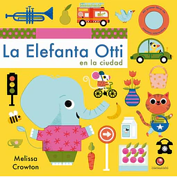 La elefanta otti en la ciudad