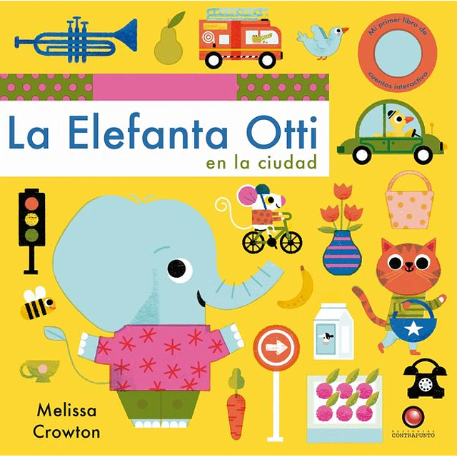 La elefanta otti en la ciudad