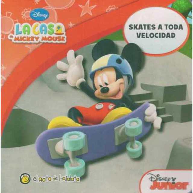 Skates a toda velocidad. La casa de mickey mouse